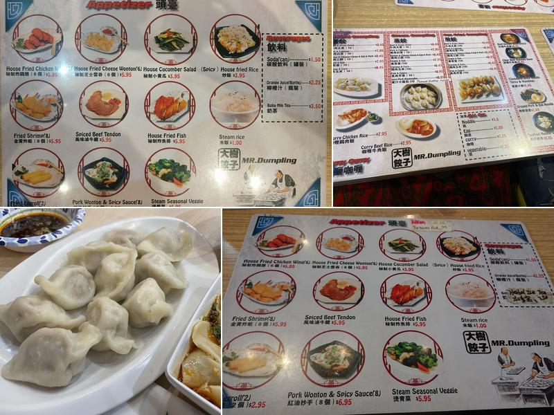 Mr Dumpling Menu
