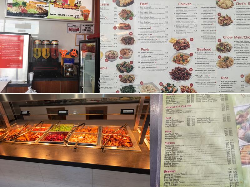 New China Mongolian Bbq Menu