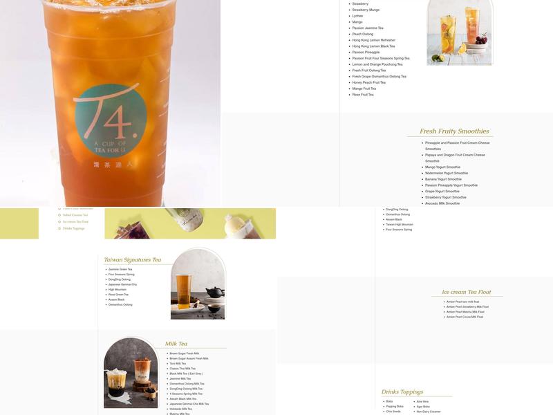 Li Cha Tea (T4 Livermore) Menu