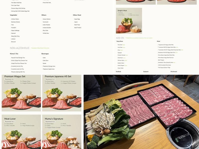 Mumu Hot Pot Menu