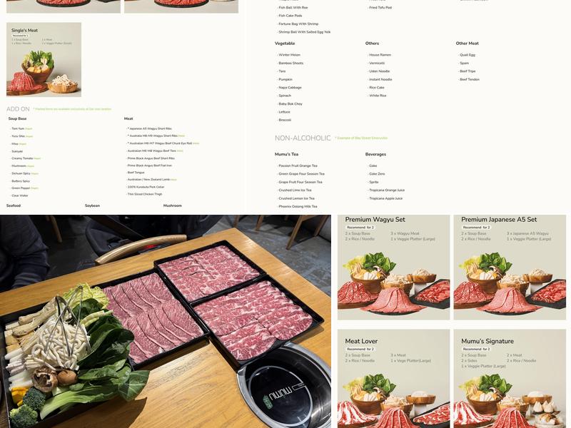 Mumu Hot Pot Menu