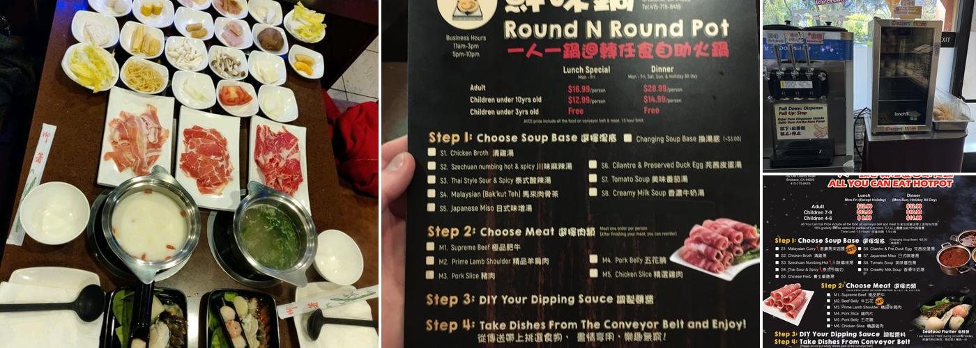 Round N Round Pot Menu