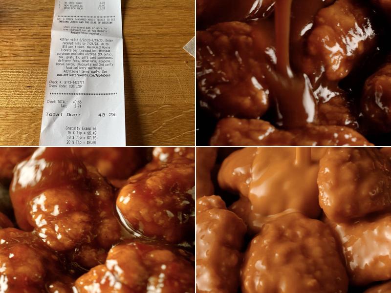 Applebee's Grill + Bar Menu
