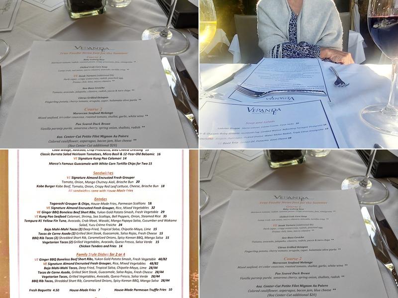 Veranda E Menu