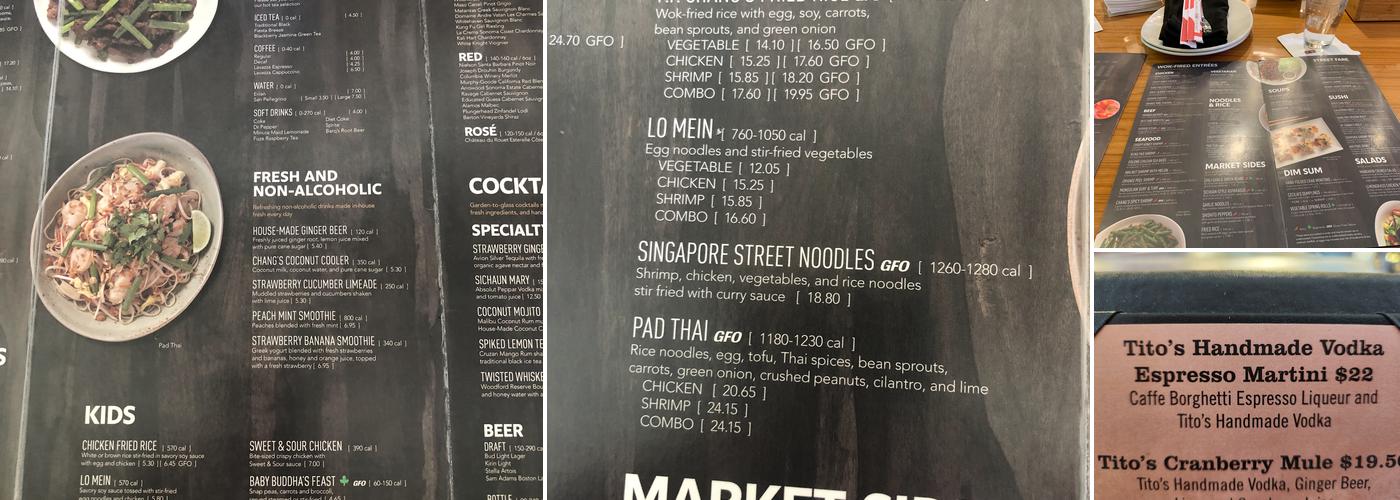 P.F. Chang’s Menu