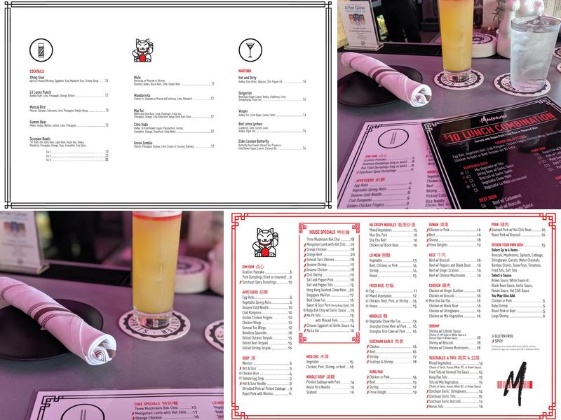 Mandarin Menu