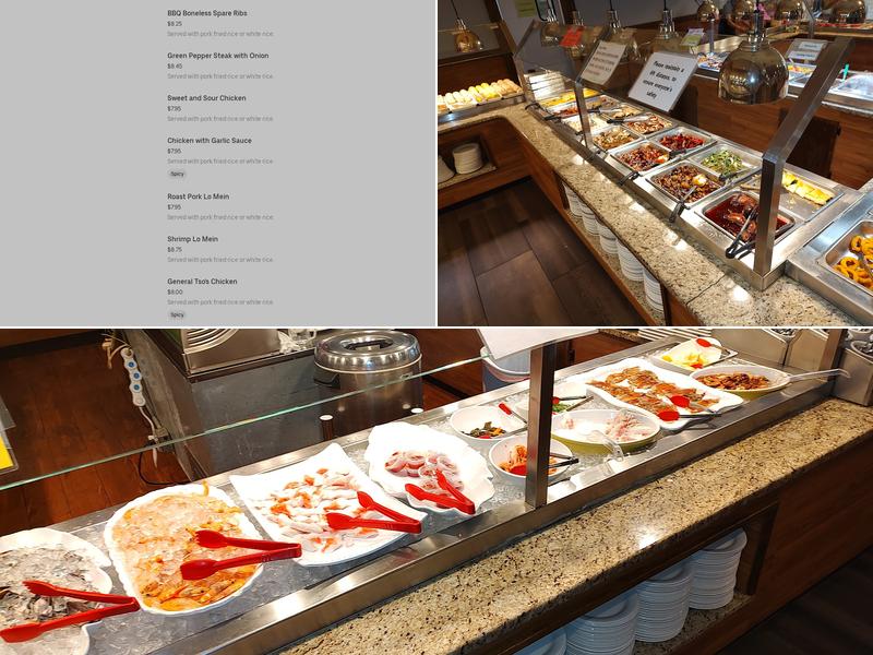 Fortune Buffet Menu