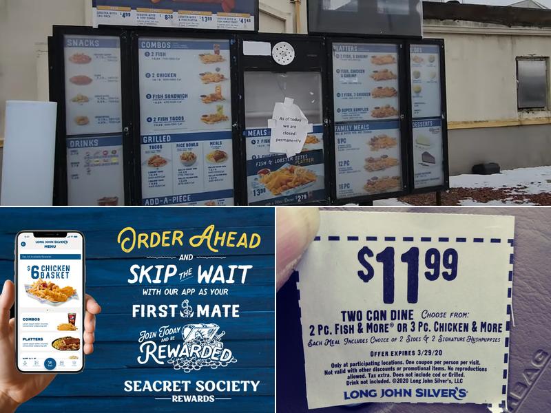 Long John Silver's Menu