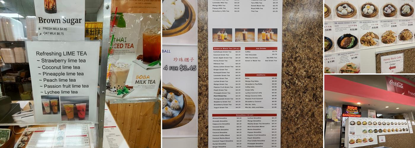 Honey Bun's Cafeteria Menu