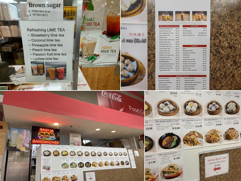 Honey Bun's Cafeteria Menu