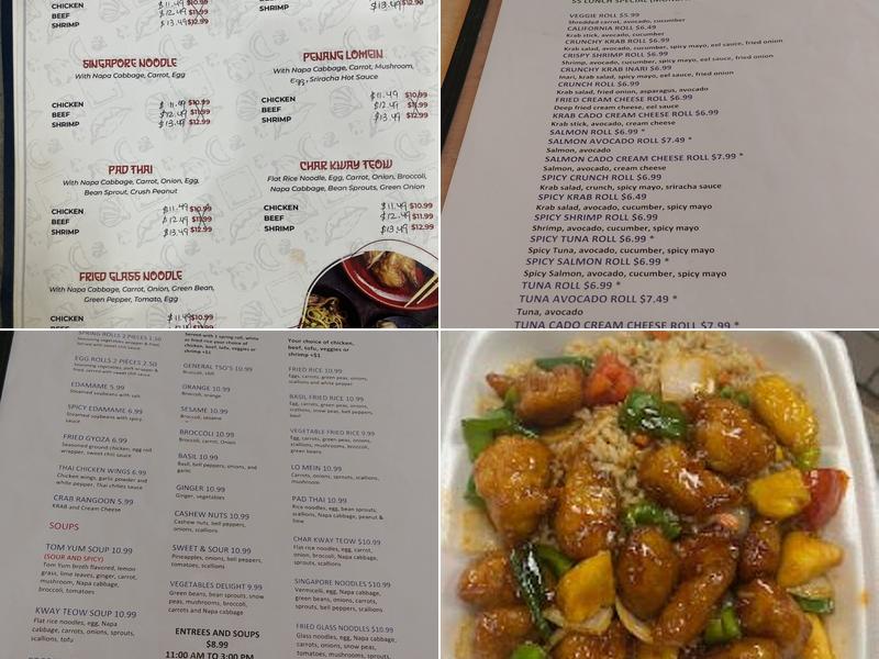 Orient House Chinese & Sushi Menu