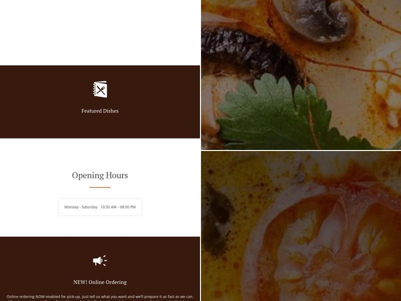 Rice Thai Bistro Menu