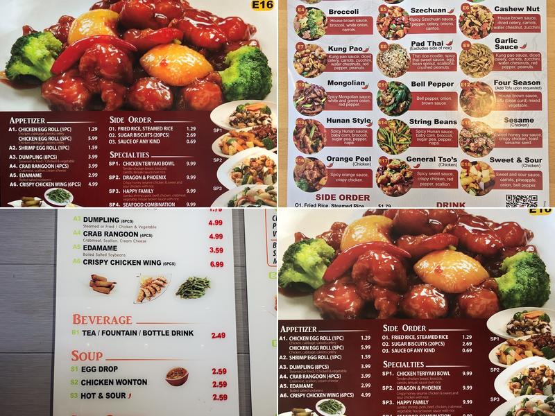 Rice Xpress Menu