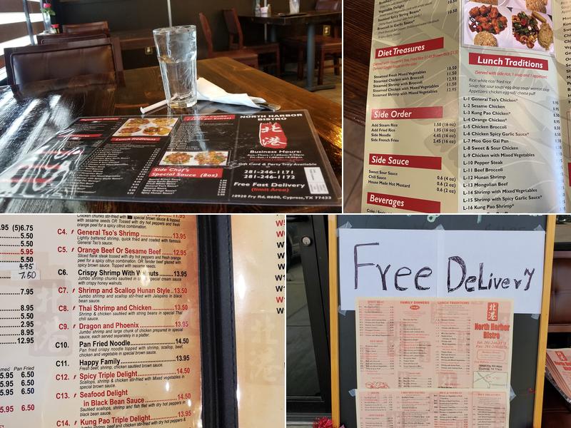 North Harbor Bistro Menu