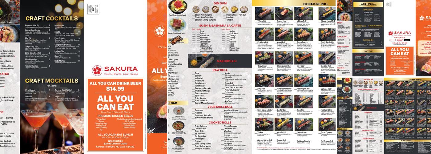 Sakura Menu