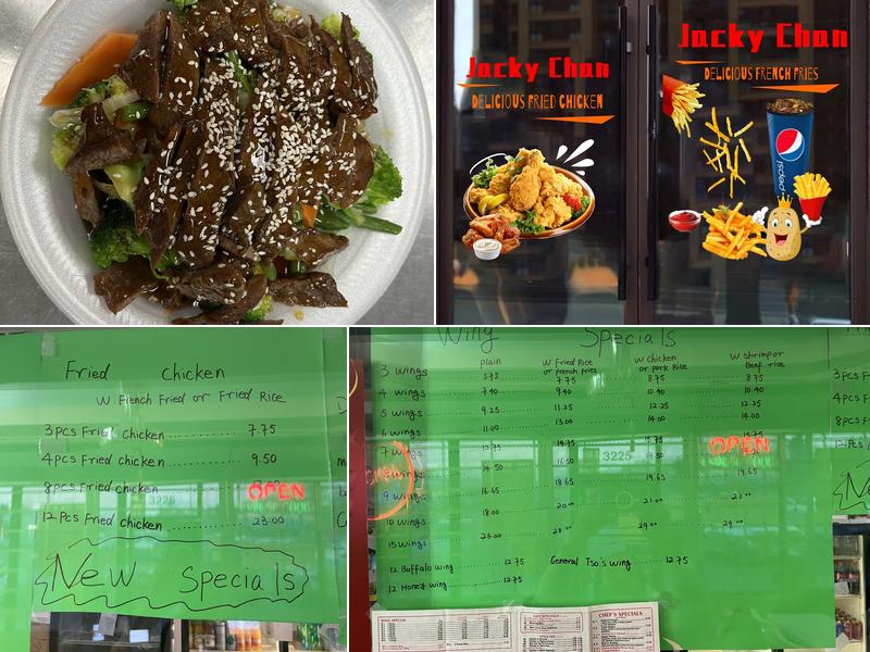 Jacky Chan Menu