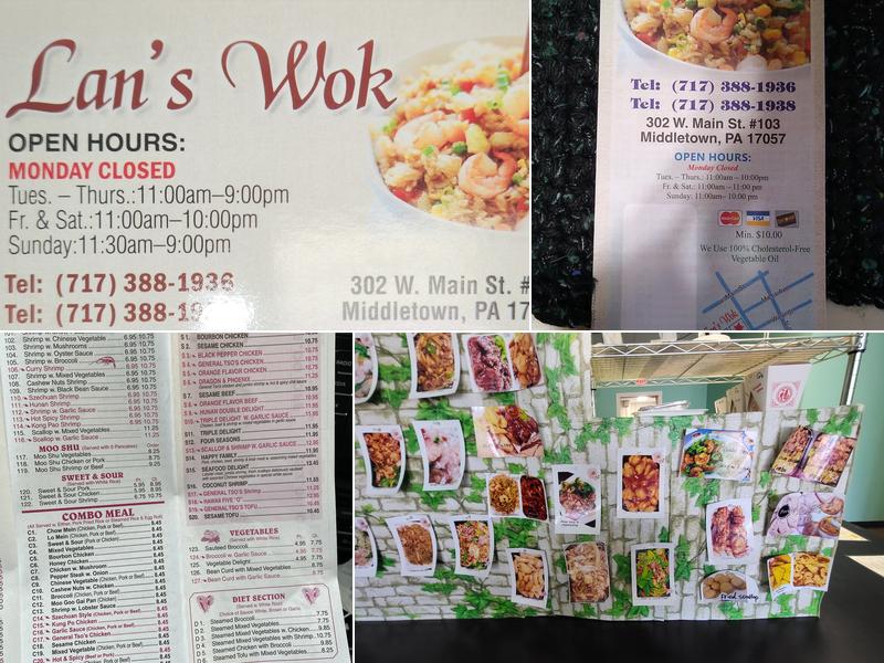 Lan’s Wok Menu
