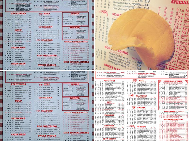 Bamboo Menu
