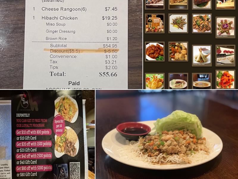 One Third Asian House Menu