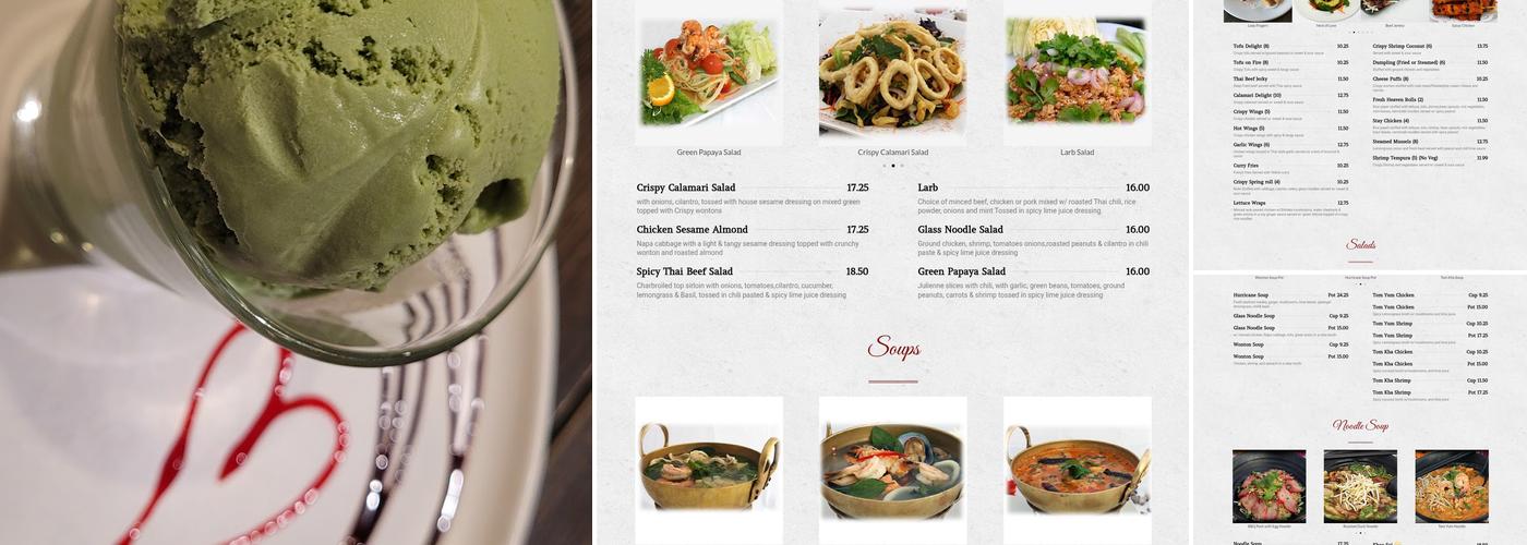 Sirinat Thai & Sushi Bar Menu