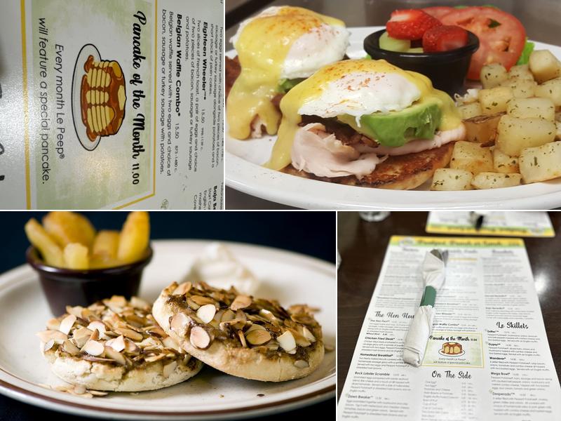 Le Peep® Centennial Menu