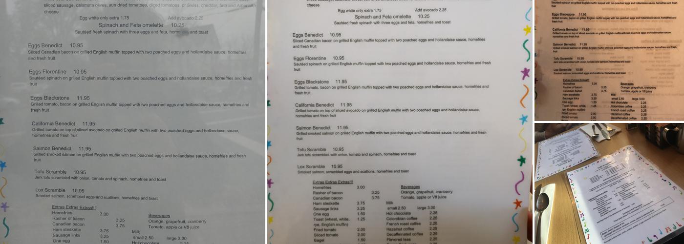 Pantry Menu