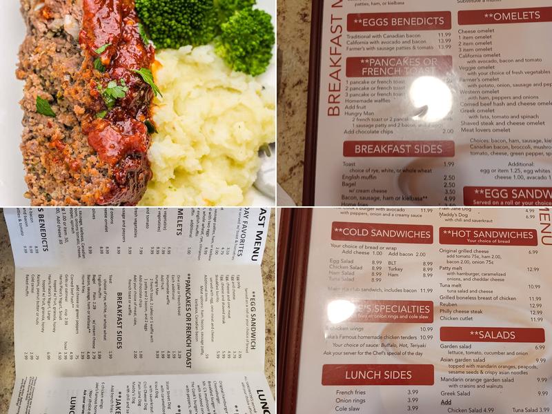 Jake's Diner on State Street Menu