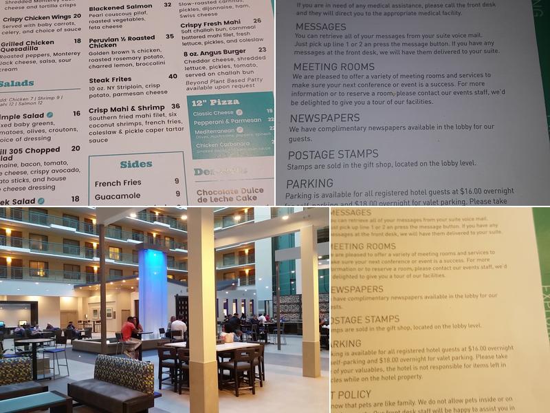 Embassy Suites by Hilton Miami International Airport Menu