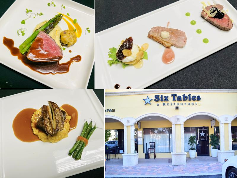 Six Tables a Restaurant