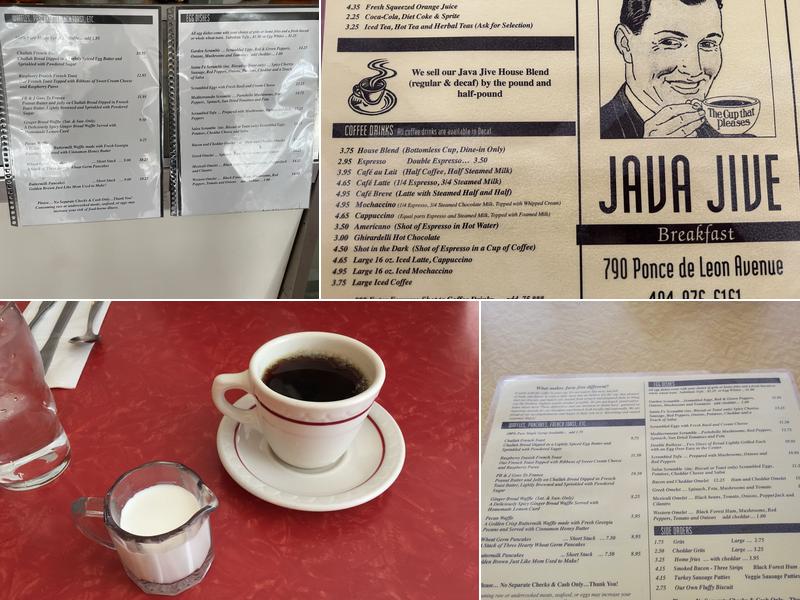 Java Jive Menu
