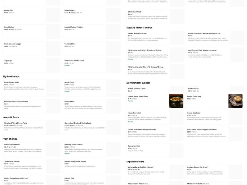 J. Christopher's Menu