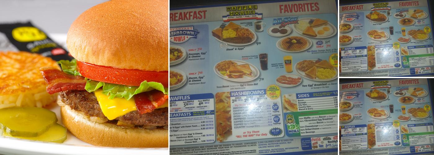 Waffle House Menu