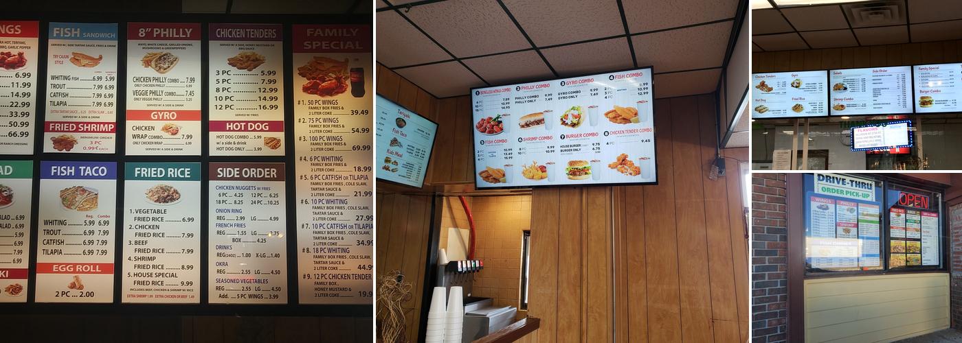 Wing & Fish Georgia Menu