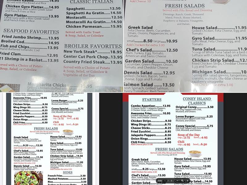 Newburgh Grill Menu