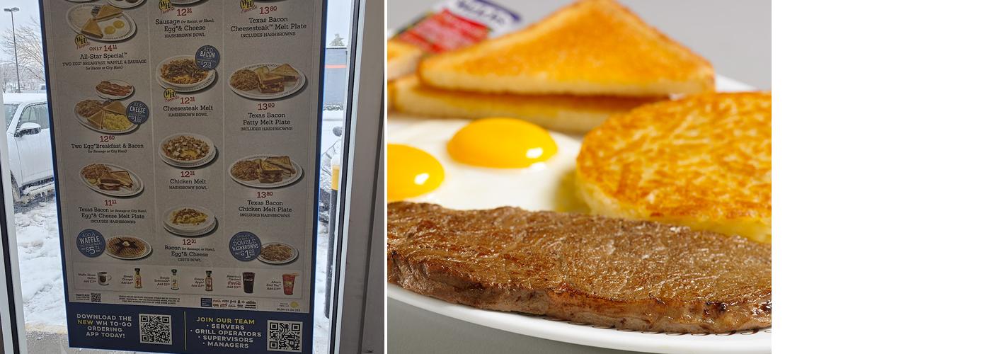 Waffle House Menu