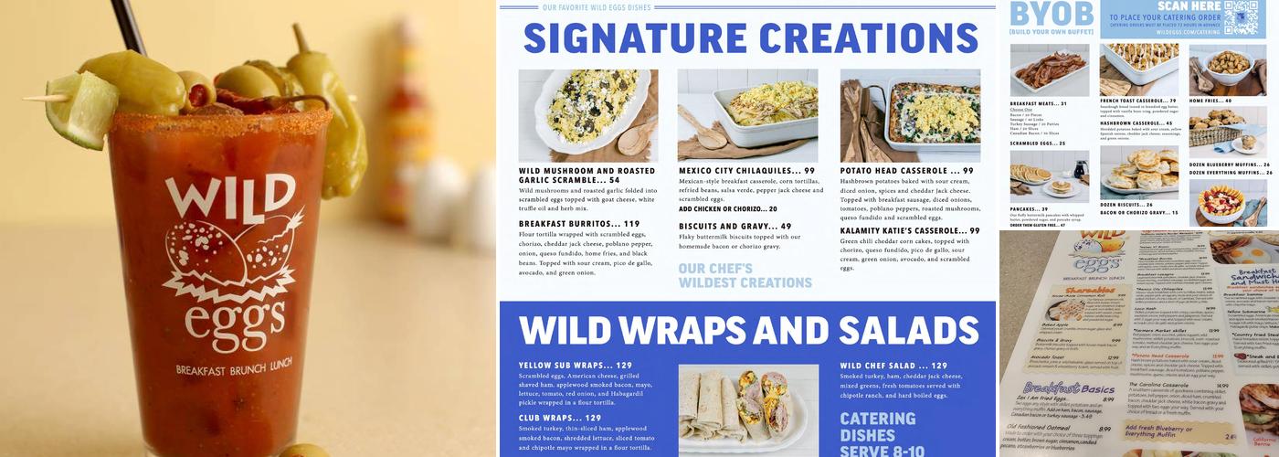 Wild Eggs Menu
