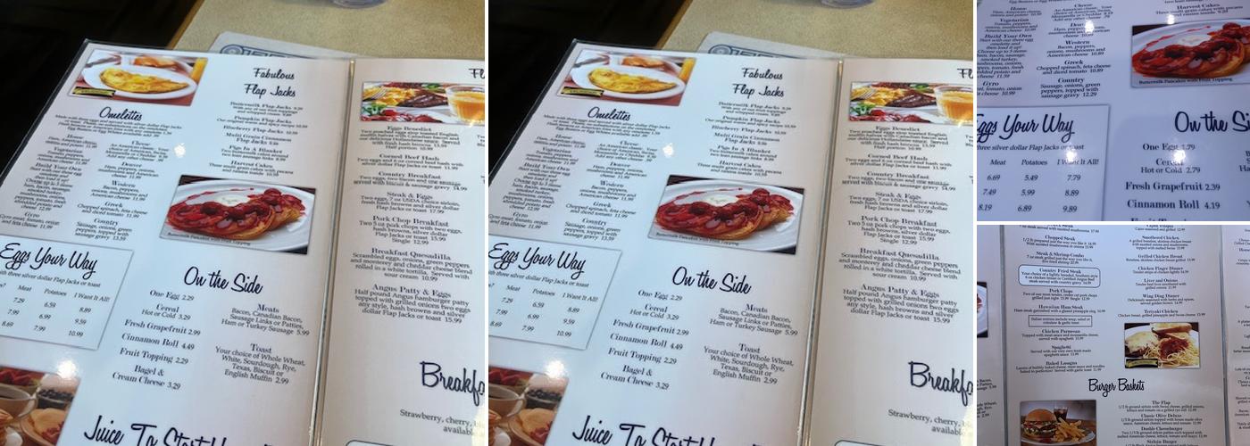 Flap Jack Shack Menu