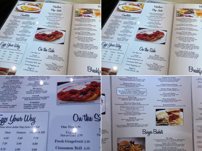 Flap Jack Shack Menu