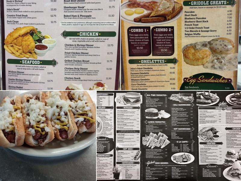 John's Coney Island Menu