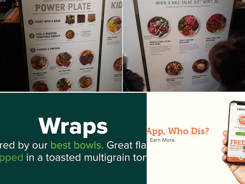 CoreLife Eatery Menu