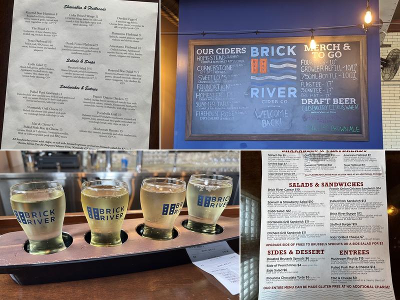 Brick River Cider St. Louis Menu