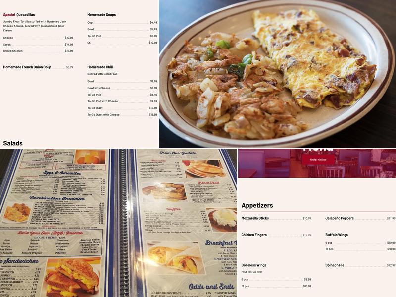 Mike's Diner of Brooklyn Menu