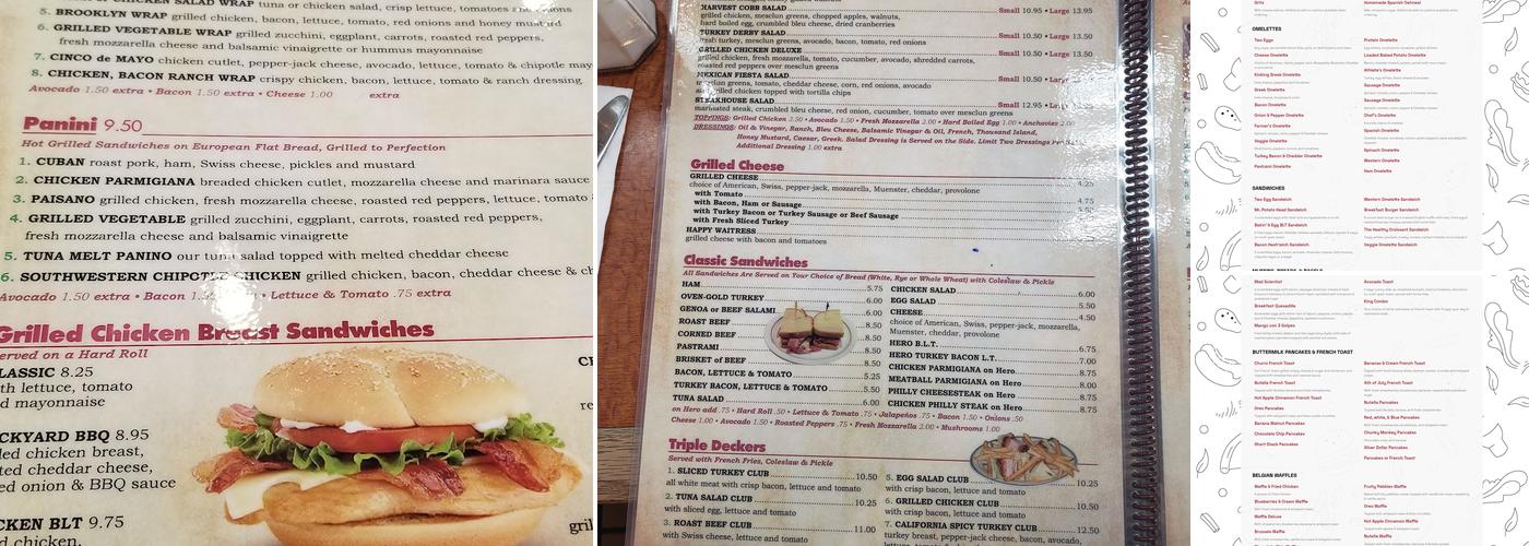 J.K. & Sons Menu