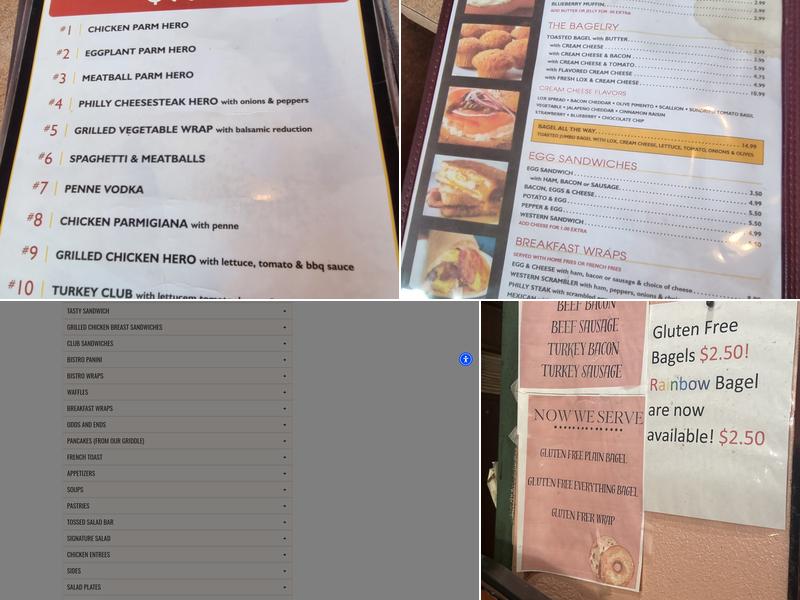 Bagel Bistro Diner & Grill Menu