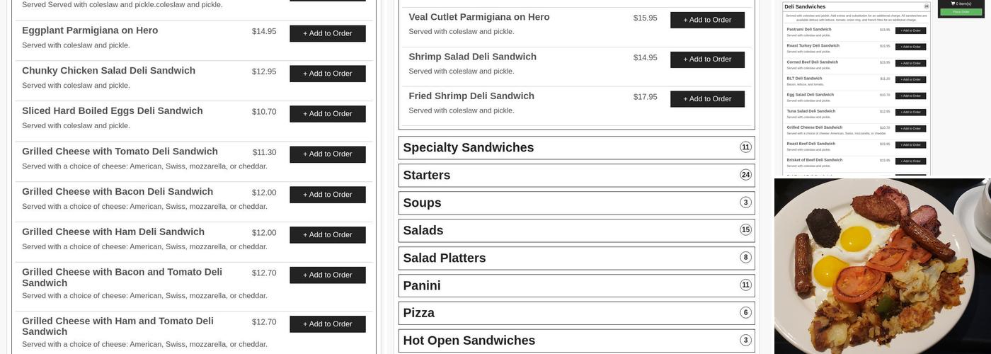 Michael's Restaurant Menu