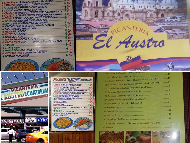 Picanteria El Austro Menu