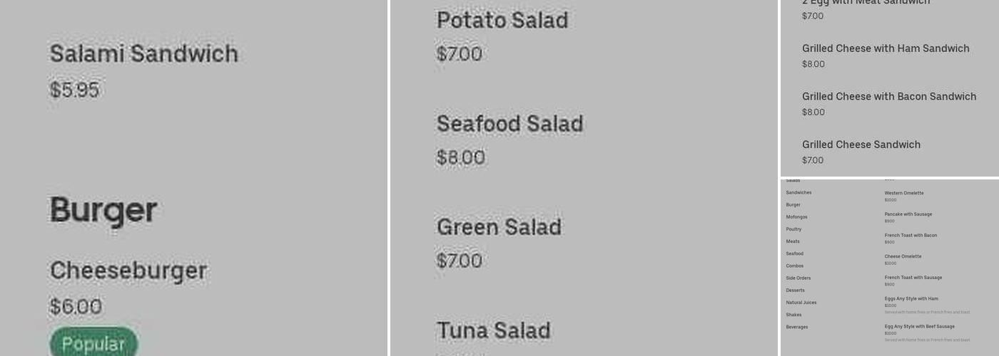 Toribio Menu