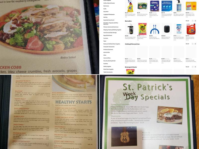 J. Christopher's Menu