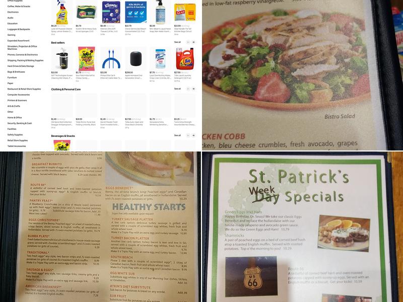 J. Christopher's Menu