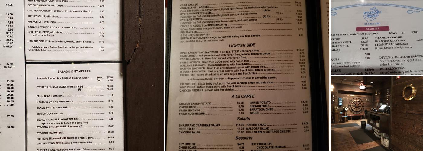 Windward Passage Menu